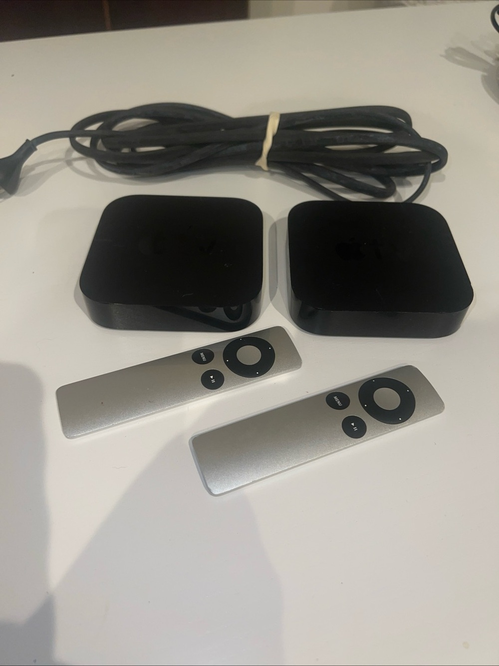 Two 2 Apple TV A1469 HD Media Streamer - Tested Working With Remote
